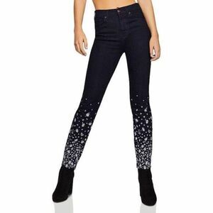 BCBGeneration Floral Embroidered Skinny sz 28